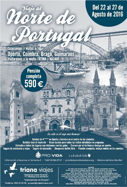 Cartel Viaje a Portugal