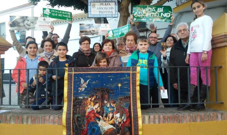 Provida organiza acto día de la matanza de los inocentes.