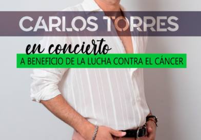 Este sábado concierto benéfico de Carlos Torres contra el cáncer de mama