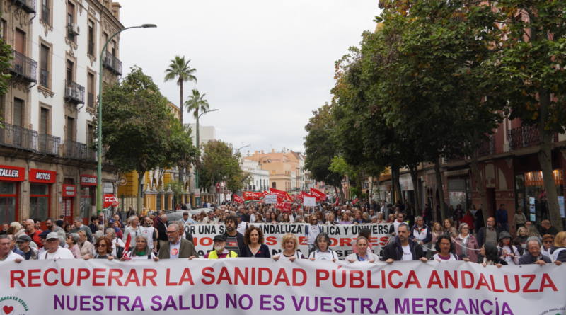 Las manifestaciones por la Sanidad Pública se celebraron en las ocho provincias