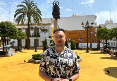El monumento de la Virgen del Águila ya luce restaurado en La Plazuela de Alcalá de Guadaíra