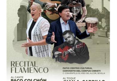 Isabel Tirado y Paco Colchón este viernes día 4 en El Viso del Alcor