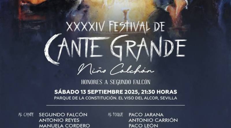 Mañana sábado Festival Cante Grande-Niño Colchón en El Viso del Alcor