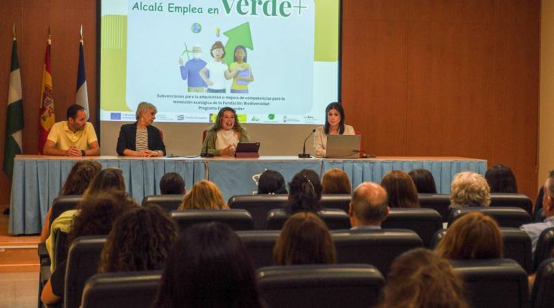 El proyecto Alcalá Emplea en Verde+ destinado a 45 beneficiarios comenzará en breve tras su presentación