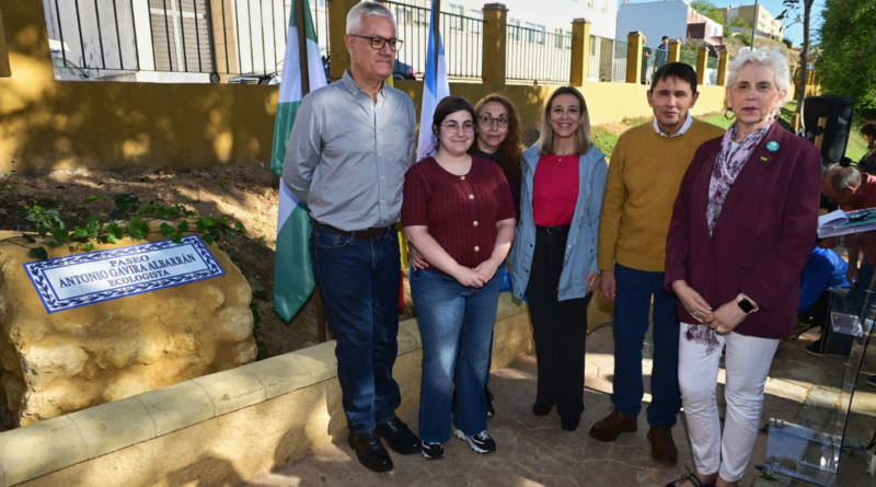 Alcalá de Guadaíra inaugura el “Paseo Antonio Gavira Albarrán” en homenaje al ecologista local pionero
