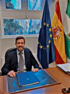 Francisco Toscano visita un punto de control de la Guardia Civil en el marco del Plan de Control de Compra de Aceituna