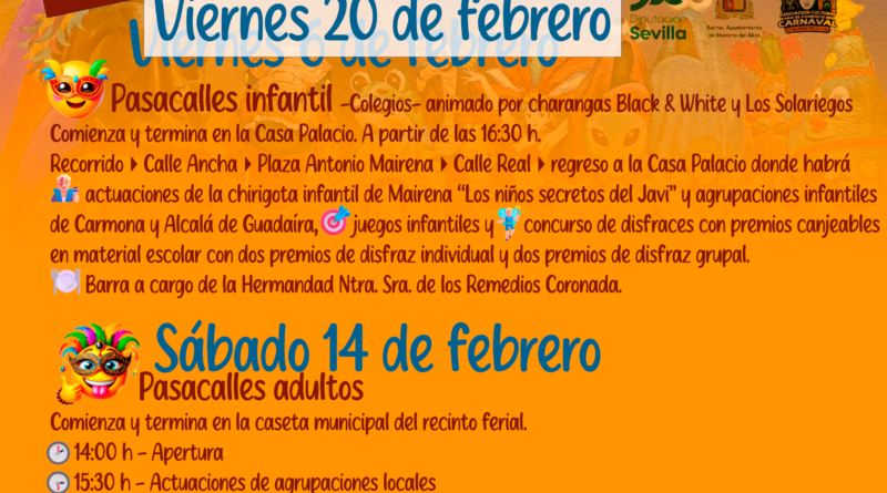 Las inclemencias meteorológicas fuerzan cambios importantes en iniciativas previstas en Mairena del Alcor