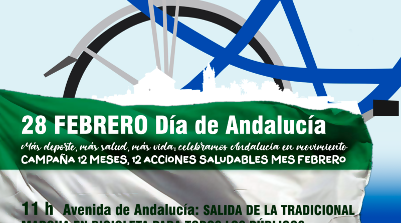 Este 28 F vuelve la bicicletada del Día de Andalucía tras el paréntesis del año pasado por el mal tiempo