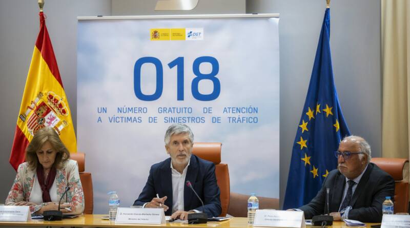 El Ministerio del Interior pone en marcha el teléfono 018 para atender a las víctimas de accidentes de tráfico