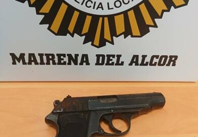 La Policía Local de Mairena del Alcor encontró una pistola antigua que funciona