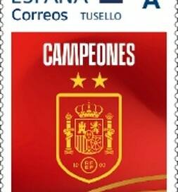Correos celebra el triunfo de España en el Mundial con la emisión de un sello especial conmemorativo