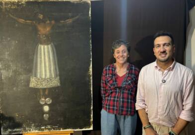 Alcalá de Guadaíra recupera una pintura del Cristo de Burgos del siglo XVII