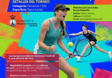 El Torneo Oromana «Ciudad de Alcalá» IBP 1000 reúne desde mañana a las mejores raquetas femeninas