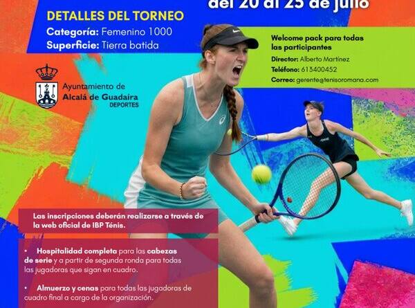 El Torneo Oromana «Ciudad de Alcalá» IBP 1000 reúne desde mañana a las mejores raquetas femeninas