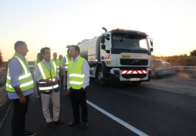 Renovación del firme de 20 kilómetros de la Autovía A-92 en la provincia de Sevilla