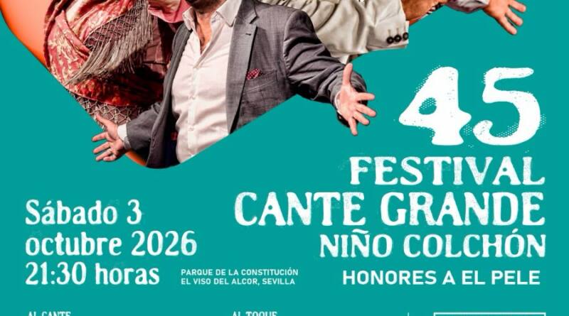 Este sábado llega el Festival de Cante Grande ‘Niño colchón’ de El Viso del Alcor